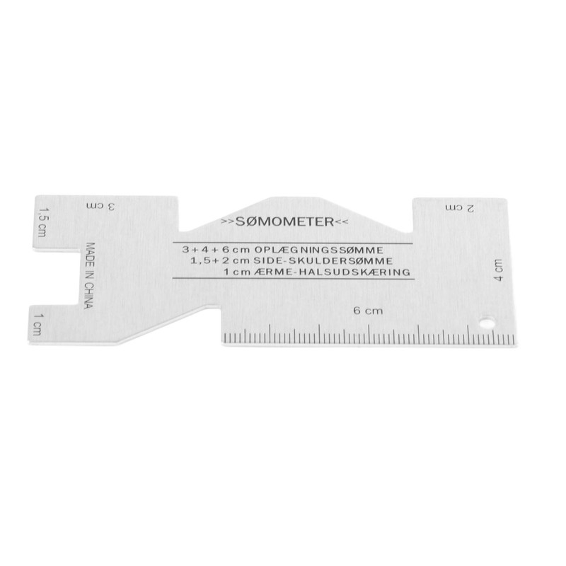 Metal Sewing Ruler Aluminium Alloy Light Flexible Portable Accurate Hand