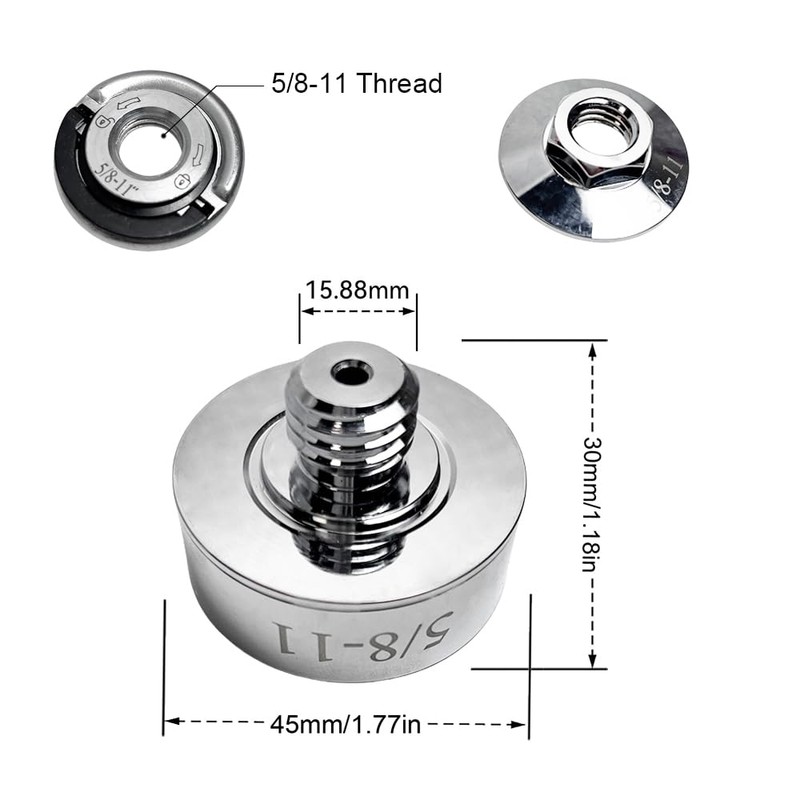 adapter for xlock to 5/8"-11 thread