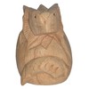 Brave Wings Hand Carved Wooden Dragon ~ Plain Dragon Egg
