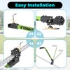 SCNKKL Ergonomic Trimmer Grip, String Trimmers Handle with Trimmer Shoulder