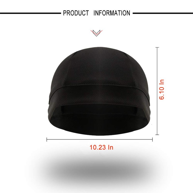 Go-sport 3 Pack Cooling Skull Cap Helmet Liner Sweat Wicking