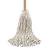 Boardwalk BWK132C #32 White Cotton Head 54 in. Natural Wood