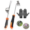 Anyingkai Gardening Hand Weed Cutter, Pack of 2 Stainless Steel