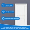 6 Pcs Butterfly Spring Hinge Door Closer, with Rubber Bumpers,