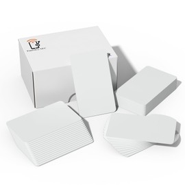 100pcs Timeskey NFC Card NTAG216 NFC Tags Compliant IC with 888 Bytes User Memory, 13.56MHz ISO 14443A Labels NFC Tag, 85.6 x 54 mm Size