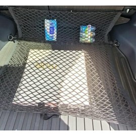 EACCESSORIES EA Trunk Organizer Cargo Net for Subaru Forester 2014-2023 - Envelope+Floor Style Cargo Nets for SUV - Premium Mesh Car Trunk Organizer Vehicle Carrier Storage - Compatible with Forester