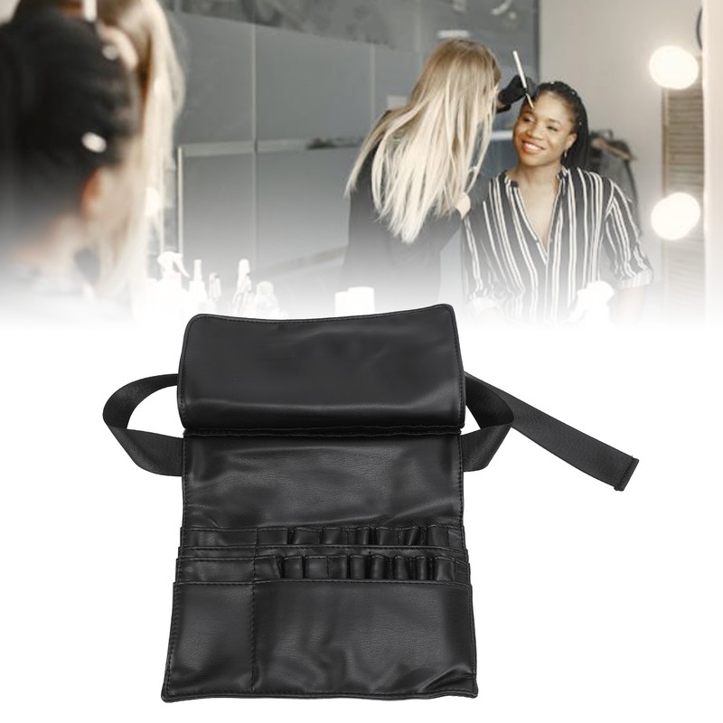 Makeup Artist Waist Bag PU Material Cosmetic Tool Storage Holder