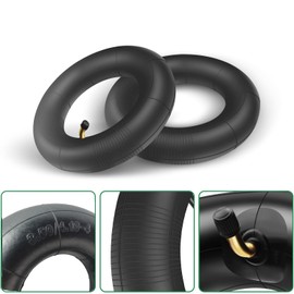 Ompinda 2 Pack 4.10/3.50-4" Universal Tire Inner Tubes with Bent Valve Stem Inner Tube Replacement for Wheelbarrows, Lawn Mowers, Trailers, Golf Cart