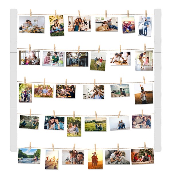 Halcent Wood Picture Frame Photo Frames for Display Pictures, Hanging