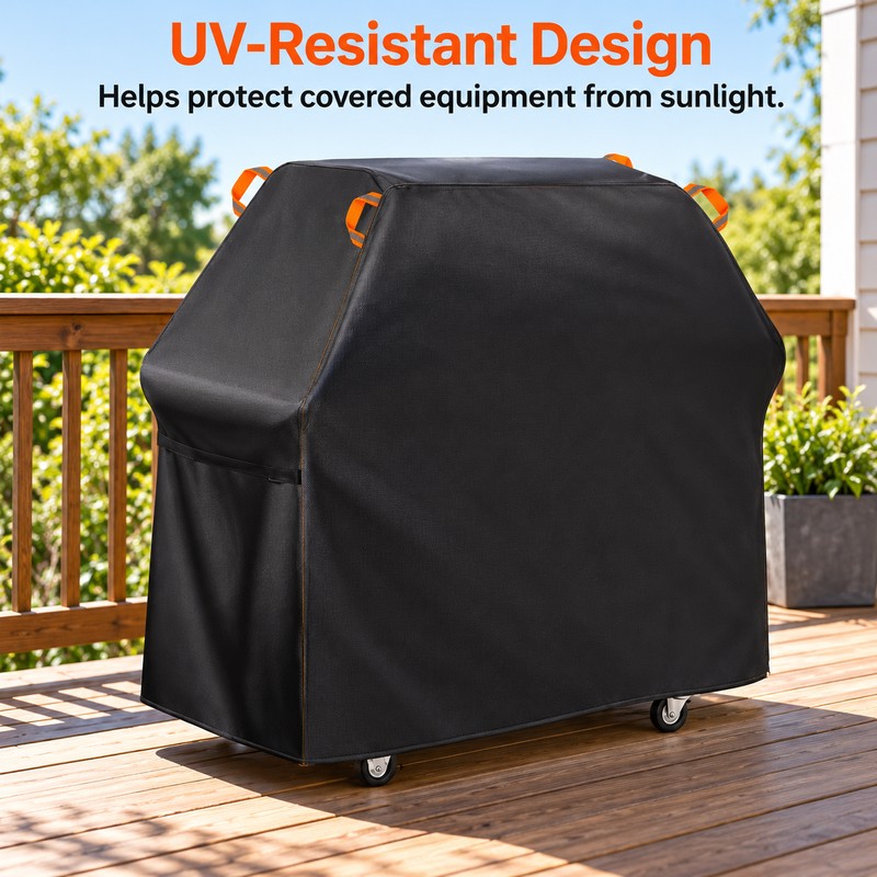 BBQ Grill Cover – Waterproof Oxford Cloth for Outdoor Storage