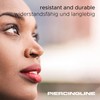 Piercingline® Women's Nose Studs with Three Large Crystals Clear Surgical