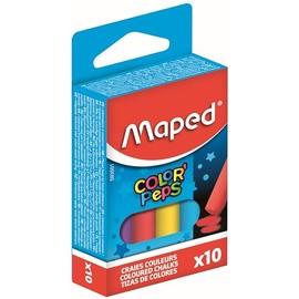 Maped M593501 - Kreide Color Peps, 10er Packung, rund, sortiert
