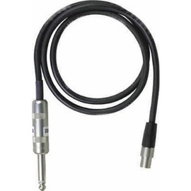 Shure WA306 | Premium push button TQG connector guitar cable, for use with PG1, PGX1, PGXD1, BLX1, SLX1, ULX1, UR1, UR1M Bodypack transmitters