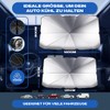 Sonnenschutz Auto Frontscheibe. Windschutzscheibe Sonnenschutz SUV und LKW Auto-Sonnenschirm 135x79