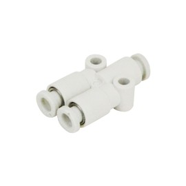 SK11 One-Touch Pipe Fitting Union Wy for 0.2 inch (4 mm) Hose KQ2U04-00A