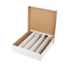 PIT66 Card Storage Box, 5000 Count 5Row Corrugated Cardboard Box
