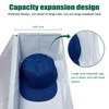 Veki Hat Organizer for Baseball Caps, Stackable Hat Storage Box,