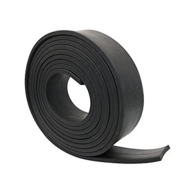 Black Heat Resistant Silicone Rubber Roll Strips Sheeting High Temp 60A, No Adhesive,DIY Gaskets Material, Suitable for Seals, Supports, Pads, Pipeline, Bumpers, Protection,Abrasion (1" x3.3'x1/8")