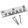 12 String Saddle Tailpiece Metal Chrome Color Saddle Bridge Top
