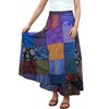Agan Traders Women’s 2025 Boho Maxi Skirt for Fall Patched
