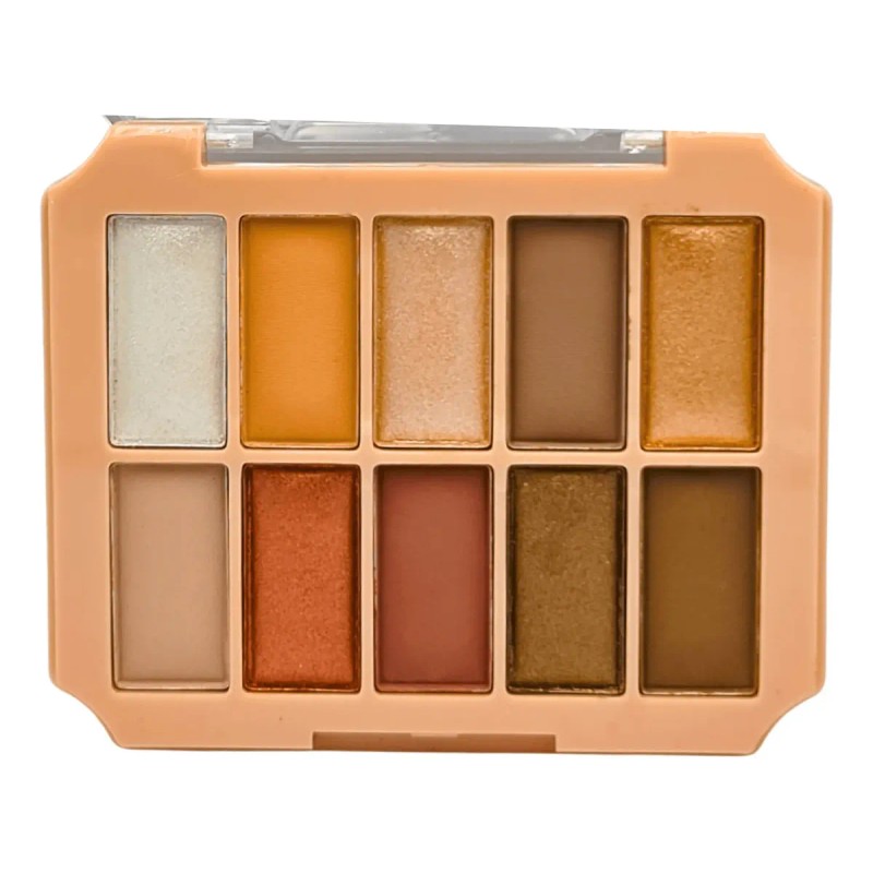 Paletas De Sombras Varios Tonos Mate Brillante 10 Colores