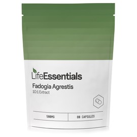 Life Essentials Fadogia Agrestis Extract 500mg - 60 Capsules (High Strength) Premium Fadogia Agrestis Supplement, Natural African Herb Complex for Vitality Support
