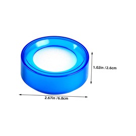 DIYEAH 1set Money Counting Hand Wet Device Finger Sponge Counting Money Sponge to Count Money Plastic 2pcs