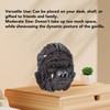 Gorilla Head Sculpture 6.3in Animal Head Figurine Resin Hollow Out