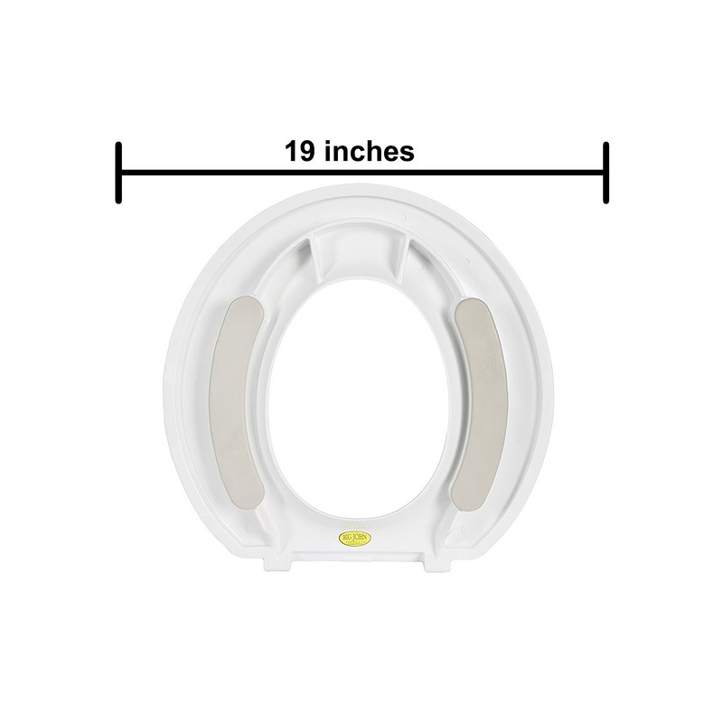 Big John Products 2445646-1W Closed Front with Cover Oversize Toilet