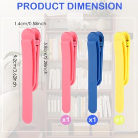 Automatic Bookmark,3 Pcs Smart Bookmarks for Reading Women Men Kids Book Lovers,Cute Unique Reading Accessories Gifts for Birthday Party Favors