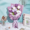 INFUNLY 10 pcs Tulip Crochet Kits for Beginners Complete Flower