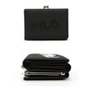 Fila FI-30522 Trifold Wallet, Dia-Print, Men's, Women's, multicolor (black /