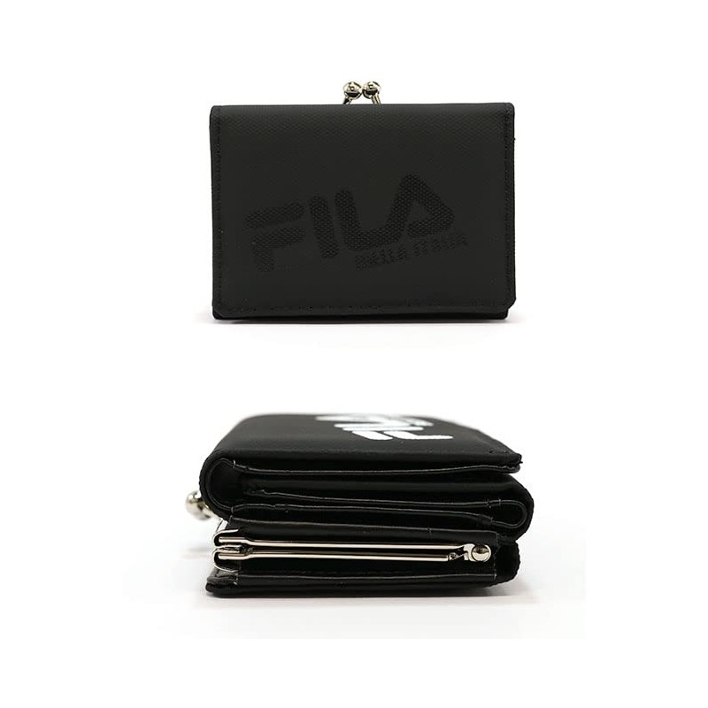 Fila FI-30522 Trifold Wallet, Dia-Print, Men's, Women's, multicolor (black /