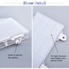 WANDIC Palette Box, 1 Pc 12-Well Empty Watercolour Box Airtight