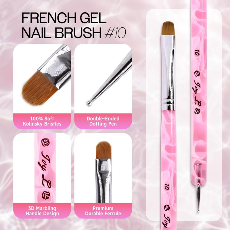 Ivy L Premium 2 Way French Gel Acrylic Nail Art