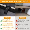 2 Pcs Bed Frame Legs Replacement Parts Bed Feet Furniture