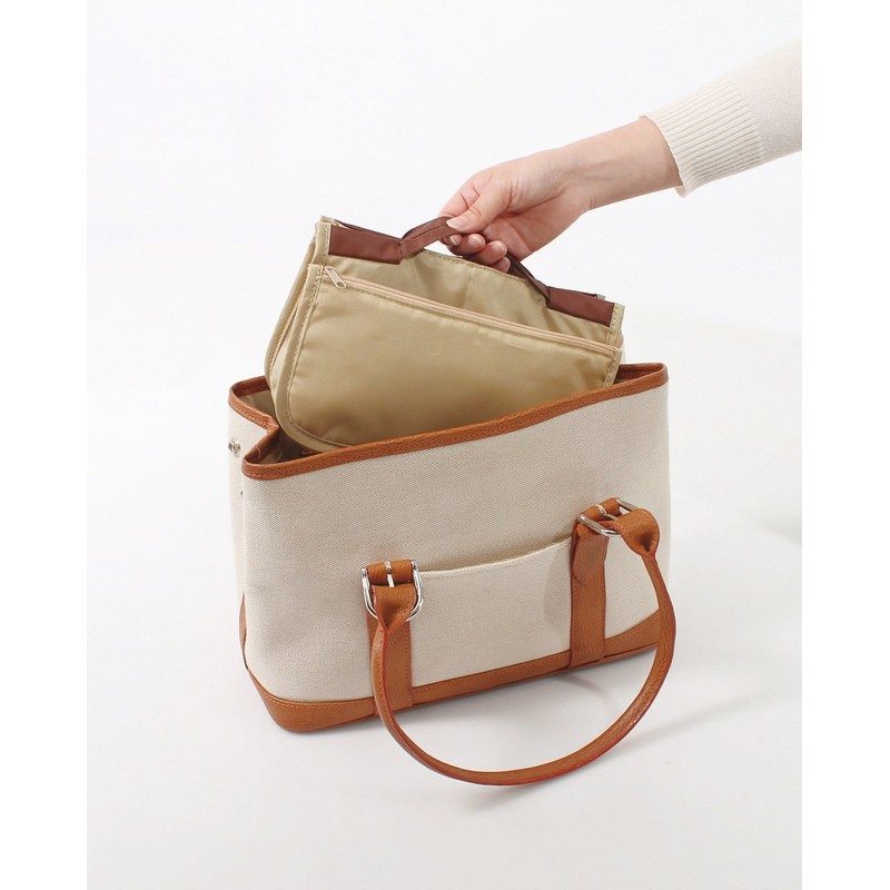 Cogit 12 Pocket Bag in Convenient Beige