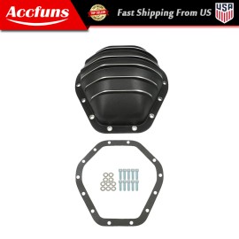 munirater For Chevy GMC Rear Aluminum Differential Cover with Gasket & Bolts 14Bolt 10.5in