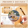 Beeveer Bamboo Adjustable Hot Tub Tray Table with Phone Holder,