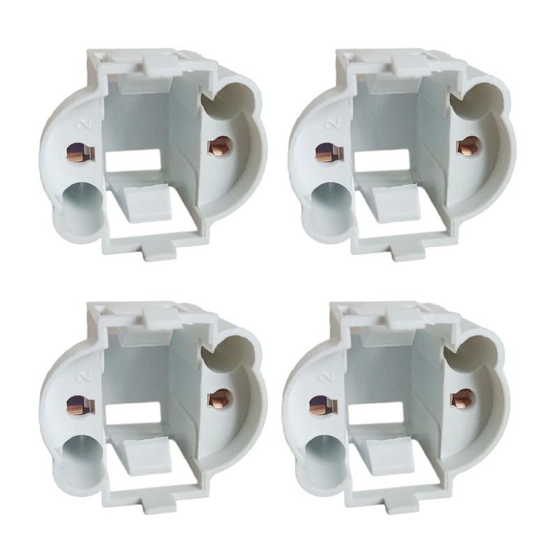 4-PCS G23 GX23 Lamp Holder 2 Pin H Tube Energy-Saving