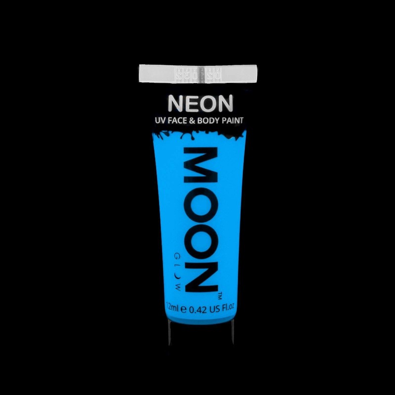 Moon Glow – Pastel Neon UV Body Paints – 12ml Body Paint Blue