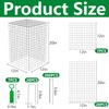 Adnee 7 Pack Wire Plant Protector with Cover-20x12x12 Inch Detachable