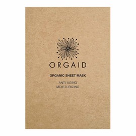 Orgaid Organic Sheet Mask - Anti-Aging & Moisturizing, 1 Sheet