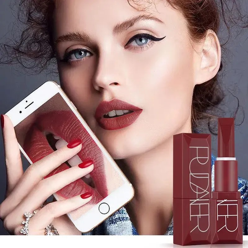 D Lápiz Labial Mate Pudaier Velvet, Tonos Calabaza O