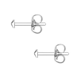 Glanzstücke München Women's Stud Earrings 925 Sterling Silver, Silver
