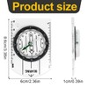 DLPRK Multifunctional Compass, Compass with Scale Ruler, Professional Compass, Navigation