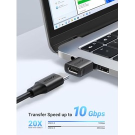 UGREEN Paquete de 3 adaptadores USB a USB C, adaptador USB C hembra a USB macho de 10 Gbps tipo C convertidor para iPhone 17 16 15 14 13 Plus Pro Max,