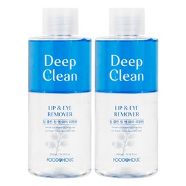푸드어홀릭 1+1  딥 클린 립앤아이 리무버 300ml /메이크업 클렌징 대용량 1+1 Deep Clean Lip and Eye Remover 300ml / Makeup Cleansing Large Size