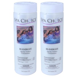 SpaChoice 2-Pounds 2-Pack Premium Re-Energize Spa Shock, Hot Tub Shock, Made in USA
