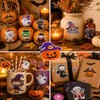 JeeLeeko 48pcs Pegatinas Halloween, Manualidades DIY